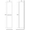 Шкаф подвесной BELBAGNO ACQUA-1600-2A-SC-CVG-P
